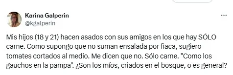 asado, carne, ensalada, guarnición, achuras